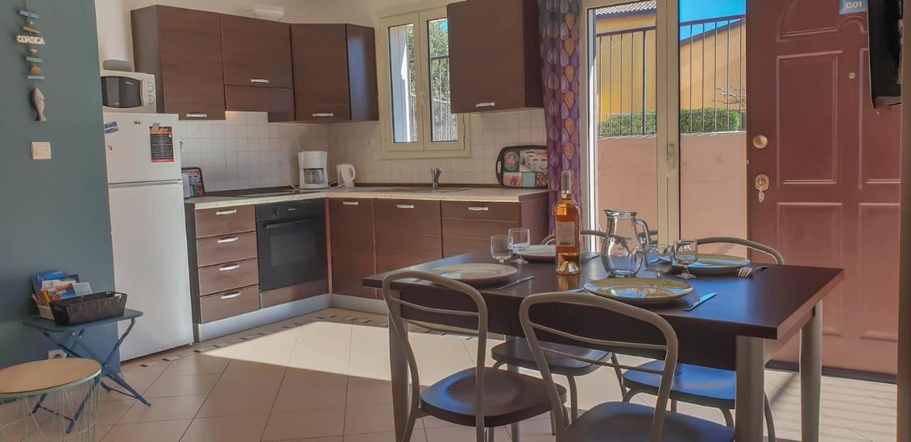 Joli Appartement En Corse Avec Piscine Belgodere  Luaran gambar