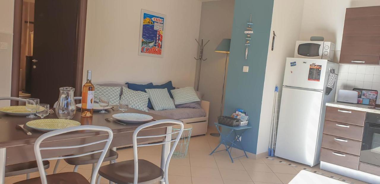 Joli Appartement En Corse Avec Piscine Belgodere  Luaran gambar